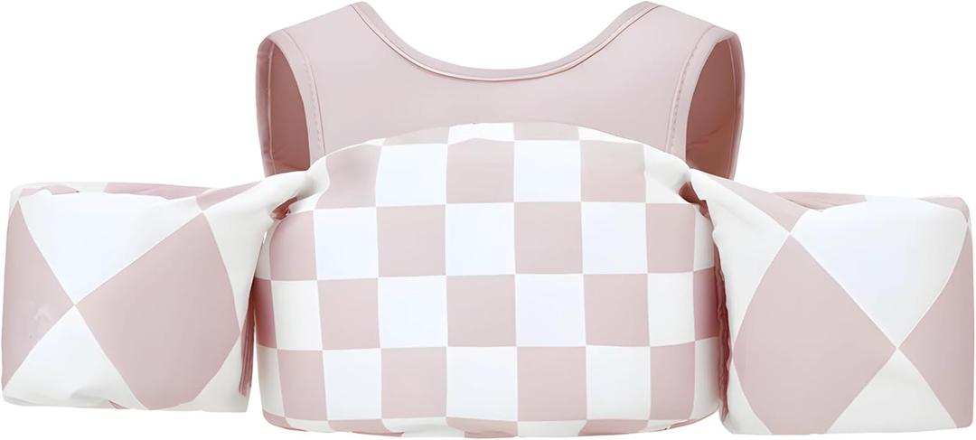 KIDSco Swim Vest for Kids 30-50 lbs. A Puddle Jumper Swimming Float Aid with Shoulder Straps and Arm Water Wings. for Boys and Girls Aged 2-6