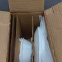 Corelle Vitrelle 18-Piece Service for 6 Dinnerware Set Triple Layer Glass and Chip Resistant, Lightweight Round Plates and Bowls Set, Winter Frost White