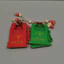 Capoda 6 Pack Christmas Gas Can Gift Card Holder Ornaments, Wooden Money Holders for Gift Cards, Funny Stocking Stuffers, Holiday Party Favors, Xmas Tree Decorations(Red and Green)