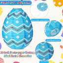Wenqik 12 Pcs Easter Egg Paper Lanterns Party Decorations 10 Inch Spring Colorful Flower Dot Decorative Ceiling Hanging Lanterns for Home Easter Birthday Party Supplies, 6 Styles(Cute)