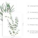 HAUS AND HUES Botanical Plant Wall Art Prints - Set of 4 Plant Wall Decor Prints Floral Kitchen Flower Leaves Wall Art Boho Leaf Eucalyptus (11x14, UNFRAMED)