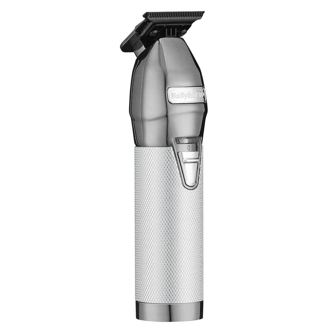 BaBylissPRO FX+ Professional Barber Cord/Cordless Hair Trimmers  Beard Trimmer for Men, Professional Stylist & Barber Clippers, USB-C Cordless Hair Trimmers for Men (Silver)