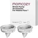 Momcozy Original Replacement Accessories for Upgraded Mobile Flow | Upgraded M9,Original Upgraded M9 Breastfeeding Parts,Valve2 Pack (Duckbill Valve-2PCS)