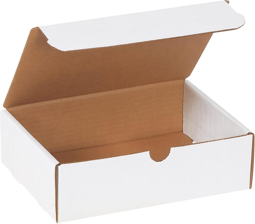 BOX USA Shipping Boxes Small 9'L x 6.5'W x 2.75'H, 50-Pack | Corrugated Cardboard Box for Packing, Moving and Storage