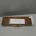 BAYKA Floating Shelves for Wall, 22.5 Inch Rustic Wood Wall Mounted Shelving for Bathroom, Bedroom, Living Room, Kitchen & Book, Hanging Display Decor Shelf with 22 lbs (Rustic Brown,Set of 3)