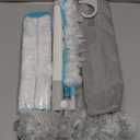 Bona High Performance Dusting System - 1 Extendable Handle, 3 Disposable Dusters, 1 Reusable Duster, & 1 Storage Bag - Extendable Dusting Kit, White 