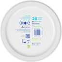 Dixie Large Paper Plates, 10 Inch, 86 Count, 2X Stronger*, Microwave-Safe, Soak-Proof, Cut Resistant, Disposable Plates For Everyday Breakfast, Lunch, & Dinner Meals