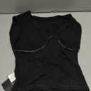 Women Deep V Neck Tops Sexy Sleeveless Crop Top Stretchy Trendy Going Out Tank Top Cute Summer Clothes (Black, M)