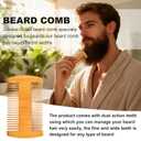 Beard Kit Beard Grooming Kit w/Beard Oil Balm Brush Comb Scissor e-Book Christmas Stocking Stuffers Gifts Ideas for Men Him Dad Boyfriend Husband Mens