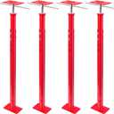31"-63" House Floor Jack, 4 Pack House Jacks for Lifting and Leveling | 18000 lbs Max Load Capacity Per Unit, Floor Jack Post Pole Jacks, Adjustable Support Beam Basement Leveling House Jack