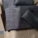 Trygoal Sofa Bed, Pull Out Couch with Side Pockets, 3 in 1 Velvet Loveseat Sleeper Sofas Beds with USB Ports, Sofa Bed Couch with Adjustable Backrest for Living Room, Bedroom, Apartment, Gray