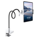 Lamicall Gooseneck Tablet Holder, Tablet Stand : Flexible Arm Clip Tablet Mount Gifts, Compatible with iPad mini Pro Air, Kindle, Switch, Galaxy Tabs, More 4.710.5" Devices  Gray