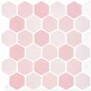 Hexagon Tiles Peel and Stick Backsplash for Kitchen, 10-Sheet Stick on Tiles Kitchen Backsplash, Pink 3D Peel and Stick Wall Tile12''12''