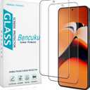 Bencuku (2 Pack) Screen Protector Designed for Samsung Galaxy S24 FE Tempered Glass, Support Fingerprint Unlock, Anti Scratch, Bubble Free