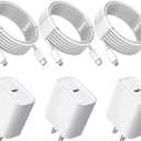 10FT iPhone Fast Charger,3Pack Extra Long[Apple MFi Certified]iPhone Charger Fast Charging Quick 10Foot USB C to Lightning Cable Cord Adapter Block for iPhone 14 Pro Max/14 Plus/13/12Mini/11/XS/X/iPad