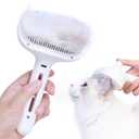 Pet Steam Brush for Dog & Cat - 3 in 1 Anti-Static Massage Grooming with Steam Technology, Dog Brush for Shedding Control & Deep Cleaning, Dual-Speed USB Rechargeable for Long-short Haired Pets (8.3"x 4.55")
