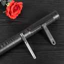 Black Wood Peel and Stick Paper with Tools 11.8" X 197" Decorative Self-Adhesive Contact Paper for Furniture Surfaces Easy to Clean Thickening Upgrade Increase Stomata and Reduces Bubble Generation