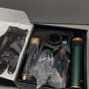 5 in 1 Blow Dryer Brush, Upgrade Hair Dryer Brush Set Negative Ion Air Styler Curling Wrap Air Curler, Hot Air Brush Curling Iron Hair Styling Tools As A Gift for Straight/Curl/Dry/Smooth (Gold)