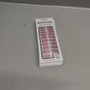 10 x Gloss Nail Strips|Uv Free|22 Pcs,Gel Nail Stickers|Long Lasting Two Weeks and Easy to Apply&Remove|Powder Blue Spot