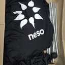 Neso Grande Portable Beach Tent Sun Shelter - Lightweight Beach Shade Canopy - Easy Setup for Family Outings - Patented Reinforced Corners - UPF 50+ Sun Protection - 7ft Tall, 9 x 9ft