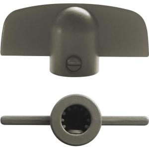 Window Crank Handle Replacement for Andersen Operator Handle, 3/8" T-Handle Stone Color for Andersen Casement Window Crank 1966 to Present - 2 Pack