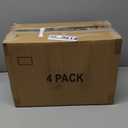 4 Tier Plastic Storage Bins with Lid 23QT, Stackable Storage Containers with Wheels, Folding Storage Boxes, Stackable Storage Bins, Closet Organizers and Storage for Living Room,Office,Dorm