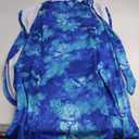 Floerns Women's Tie Dye Criss Cross Halter Dress Sleeveless Bodycon Maxi Prom Dresses M