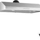 AROAN 36 inch Under Cabinet Range Hood with 900 CFM, Slim Stainless Steel Vent Hood for Kitchen with 4 Speed Soft Touch Switch, Reusable Aluminum Mesh Filters, Adjustable LED Lights (ANC02-36A)