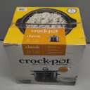 Crock-Pot 2-Quart Manual Slow Cooker, Feeds 2+ People, Great for Small Meals, Dips, & Sides; Removable Stoneware is Oven & Dishwasher-Safe, Black
