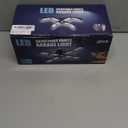 2 Pack Garage Light, 250W LED Shop Lights, 20000LM 6500K Garage Lights Ceiling Led with 8 Deformable Panels, Screw in E26/E27 Socket Bulb for Warehouse, Workshop, Basement, Barn, Storage Lighting