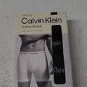 Calvin Klein Men's Cotton Stretch 3-pack Boxer Brief, 3 Black, Medium