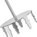 Onlyfire 4 Inch Pork Puller, Upgraded Ultra-Sharp Stainless Steel Meat Fork Meat Shredder Used with Standard Hand Drill for Beef, Chicken, Potato Masher and Tamale Meat