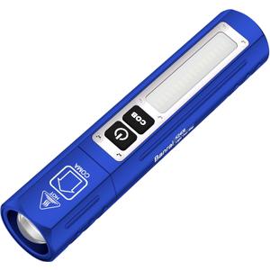 Rechargeable Tactical Flashlights High Lumens - Super Bright Small Powerful LED Magnetic USB C Flashlight, 8 Modes, Dual Button Waterproof Pocket Flash Light for Emergency, Car (1, Blue)