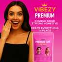 35 pcs Premium Tape  Painless Removal, Skin-Friendly & Residue-Free, Discreet Hold,  Versatile Adhesive Tape (Pink)