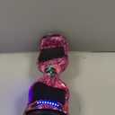 SISIGAD Scooters for Kids Ages 7-12, with Built-in Bluetooth Speaker and 6.5" Colorful Lights Wheels, Safety Certified Self Balancing Scooter (Starry Purple)