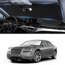 Sunshade for Chrysler 300 Windshield Sun Shade for Chrysler 300 300C 2011-2023 2024 2025 Car Accessories Foldable Front Window Shield Cover Sun Visor Protector 2 Layers Block UV Rays Heat with Pouch