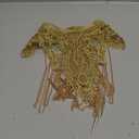 Boho Gold Body Chains Sexy Lace Shoulder Necklace Chain Bikini Rhinestone Bra Chain Rave Costume Party Body Jewelry for Women