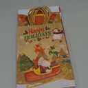 CSYY Xmas Kraft Gift Bags, 12 PCS Christmas Paper Bag with Handle, Party Bags for Present, Xmas Paper Party Favor Gift Bags for Christmas Supplies(21 x 15 x 8 cm)