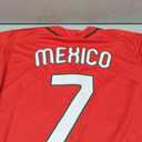 Men's Mexico 7 Button Down Jersey Short Sleeve Hipster 80S 90S Hip Hop Baseball jersey
