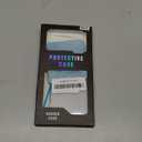 Maxdara for Z Flip 7 Magnetic Case, Bling Galaxy Z Flip 7 Case with Built-in Outer Screen Protector Luxury Slim Cover, Light Blue