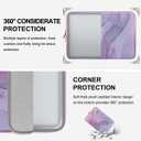 ARVOK 15 15.6 16 inch Laptop Sleeve for MacBook Pro 15 inch/MacBook Pro 16 inch Water-Resistant Laptop Case Notebook Computer/Tablet Pouch Cover for HP/Dell/Lenovo/Asus/Acer/Samsung with Extra Bag (Pink)