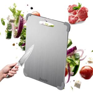 Titanium Cutting Board, Made in USA,Cutting Board for Kitchen, Double-Sided Cutting Board for Vegetables & Fruit, Easy to Clean,Dishwasher Safe (18x12) Large