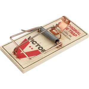 Victor Mouse Traps M150-10, Metal Pedal, Sustainably Sourced FSC Wood, Wooden Mouse Traps - Pack of 10