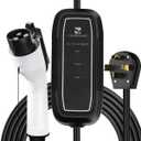 Level 2 EV Charger, 32Amp Home Electric Vehicle Charger with NEMA 14-50 Plug, 21ft Extension Cable Portable EV Charger for All J1772 Electric Vehicles (32Amp Portable Charger)