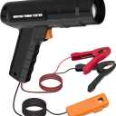 Timing Light Automotive 12V Engine Inductive Ignition Timing Light Gun Strong Flash Timing Lights for 2&4 Stroke Petrol Engine with 10FT Test Lead,Reverse Polarity Protection for Car Motorcycle Marine