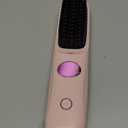 Go Brush Pro, Gobrush Pro 2025 Portable Straightener Brush, Cordless Hair Straightener Brush for Short Hair, 3 Adjustable Temperature, LED Display, Fast Heating Hairs Comb for Women Travel (Pink)