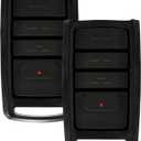 O3T-BX O3T-A 315/390Mhz Dual Frequency Auto-Seek Overhead Garage Door Opener, Gate Remote for Overhead Door Code Dodger/Genie Intelli code, 3-Buttons Remote Replacement for Overhead Door Remote