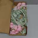 IPOPU Pink Peonies Artificial Flowers 6pcs Pink Artificial Ranunculus Flowers18Heads Pink Silk Peonies with Stems Real Look for Spring Decorations Floral Arrangements Home Table Centerpiece
