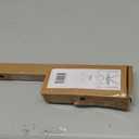 Ivilon Drapery Window Curtain Rod - End Cap Style Design 1 Inch Pole. 28 to 48 Inch Color Black