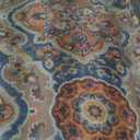 Arden Outdoor Foam Deep Seat Cushion Set, 24 in x 24 in, Weather-Proof, Rain-Proof, Fade Resistant Patio Cushion, Bottom and Back Cushion for Chair, Sofa, and Couch Global Vintage Medallion (1 Pack)